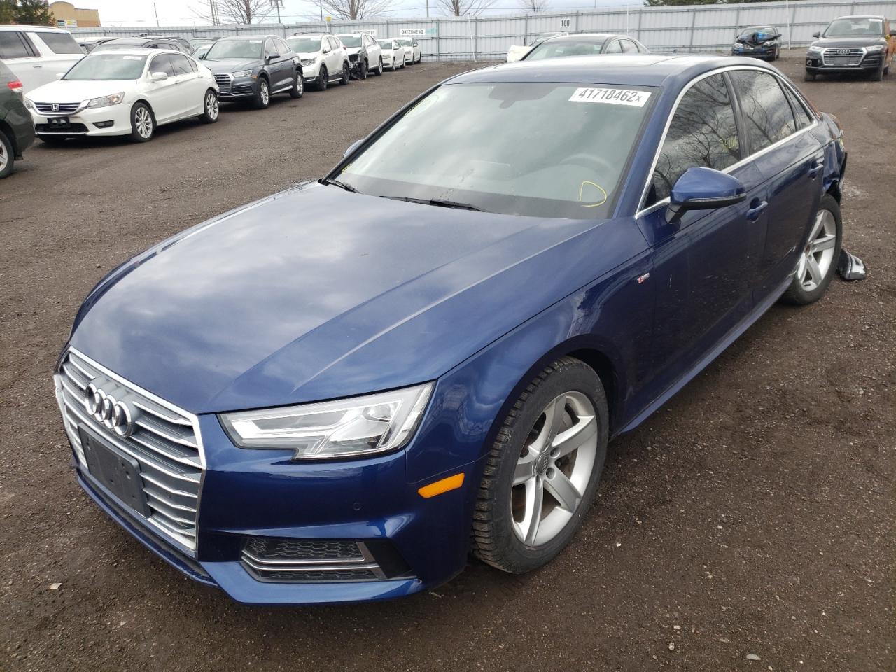 Photo 2 from auction – 2018 AUDI A4 PREMIUM with VIN WAUPNAF49JA087387