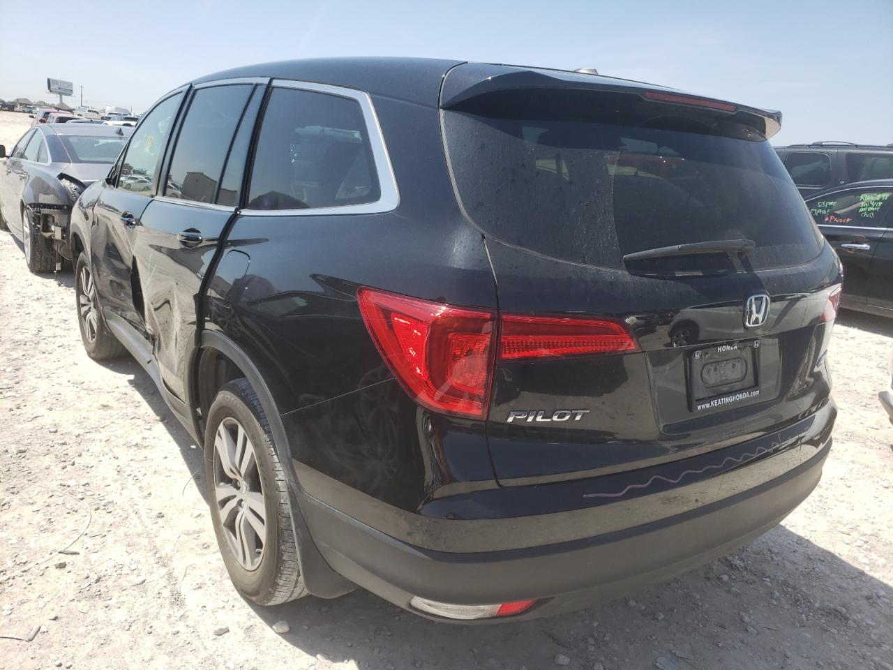 Photo 3 from auction – 2016 HONDA PILOT EXL with VIN 5FNYF6H50GB104794