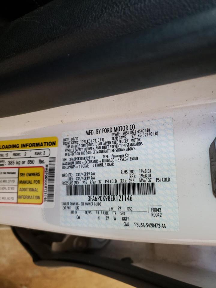 Photo 10 from auction – 2014 FORD FUSION TIT with VIN 3FA6P0K98ER121146