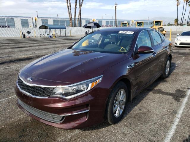 Photo 2 from auction – 2016 KIA OPTIMA LX with VIN 5XXGT4L32GG108177