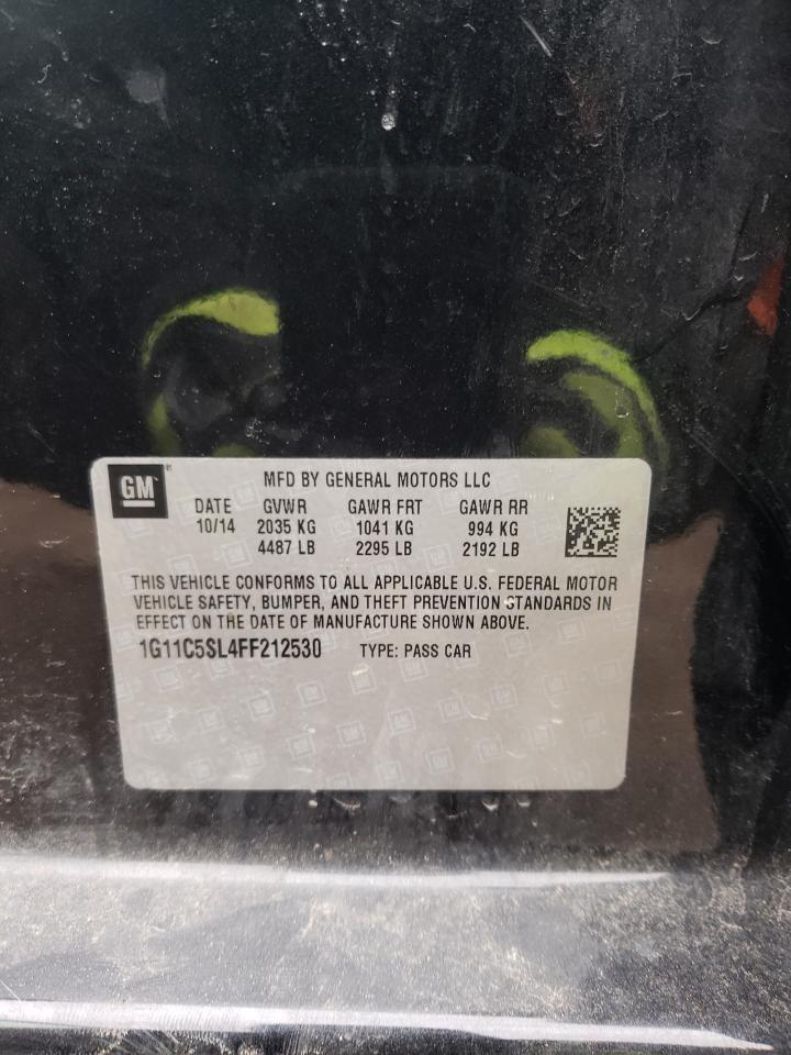 Photo 10 from auction – 2015 CHEVROLET MALIBU 1LT with VIN 1G11C5SL4FF212530