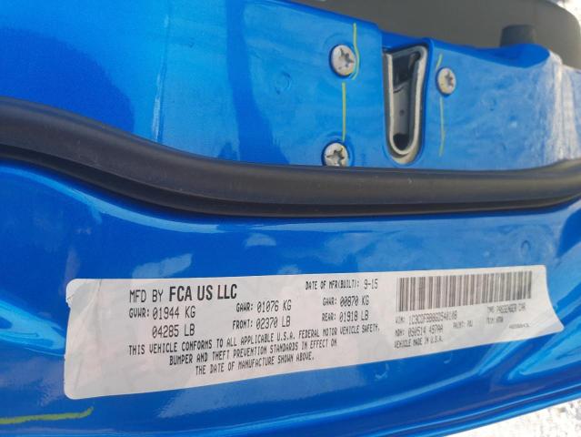 Photo 10 from auction – 2016 DODGE DART SXT with VIN 1C3CDFBB8GD540108