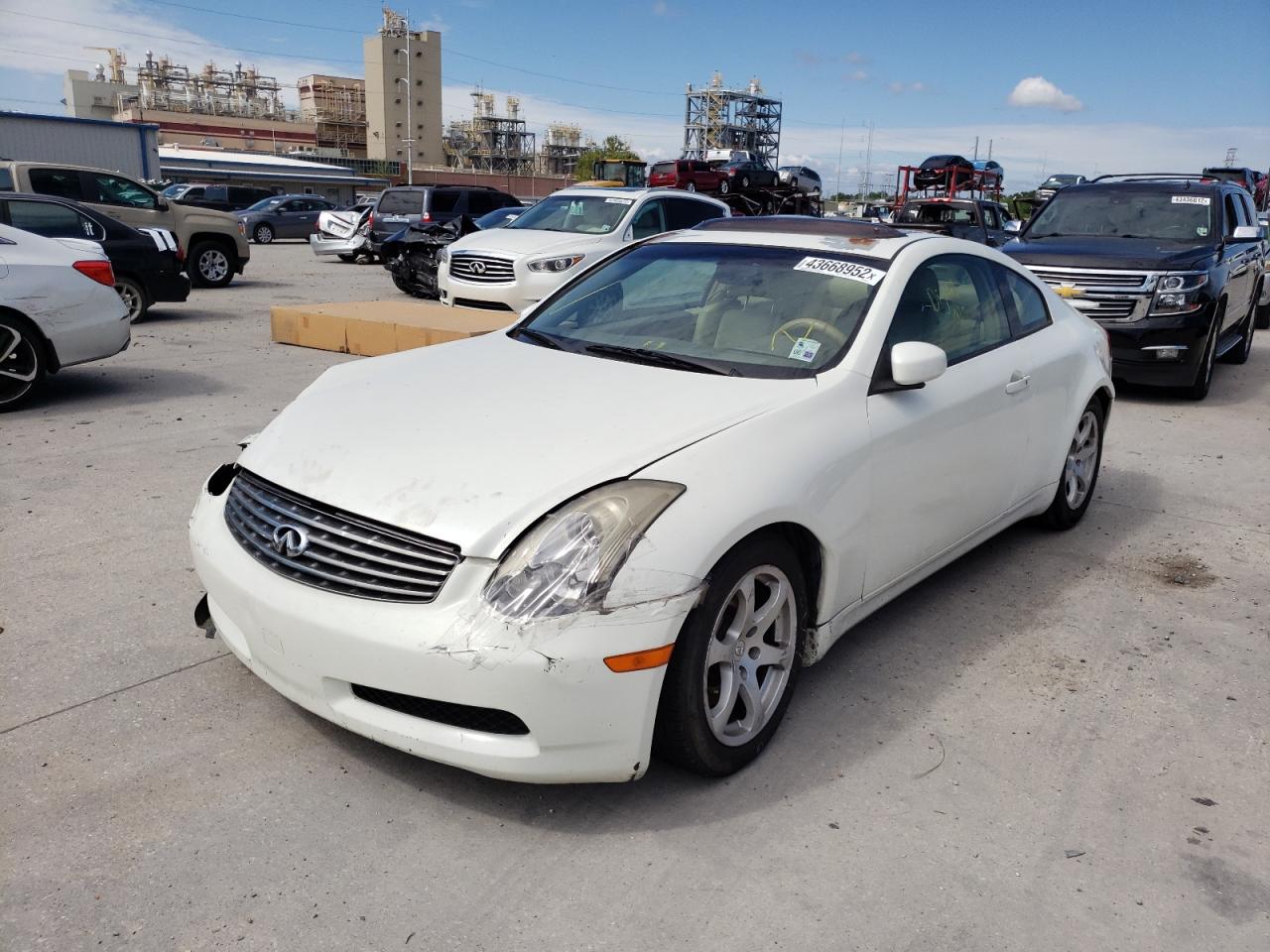 Photo 2 from auction – 2006 INFINITI G35 with VIN JNKCV54EX6M707513