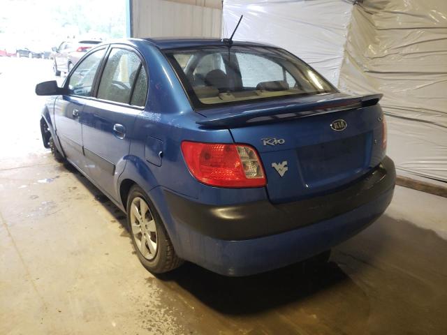 Photo 3 from auction – 2009 KIA RIO BASE with VIN KNADE223X96486054