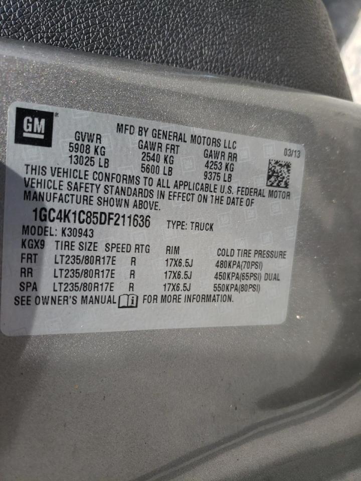 Photo 10 from auction – 2013 CHEVROLET SILVERADO with VIN 1GC4K1C85DF211636