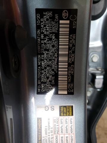 Photo 10 from auction – 2021 TOYOTA COROLLA LE with VIN JTDEPMAE4MJ152057