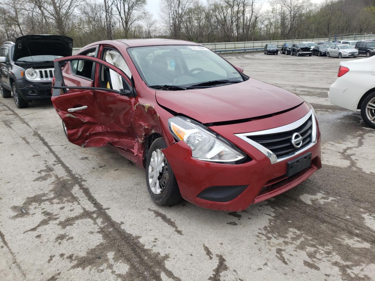 NISSAN VERSA S 2019 with VIN 3N1CN7AP6KL871903 - Photo from auction