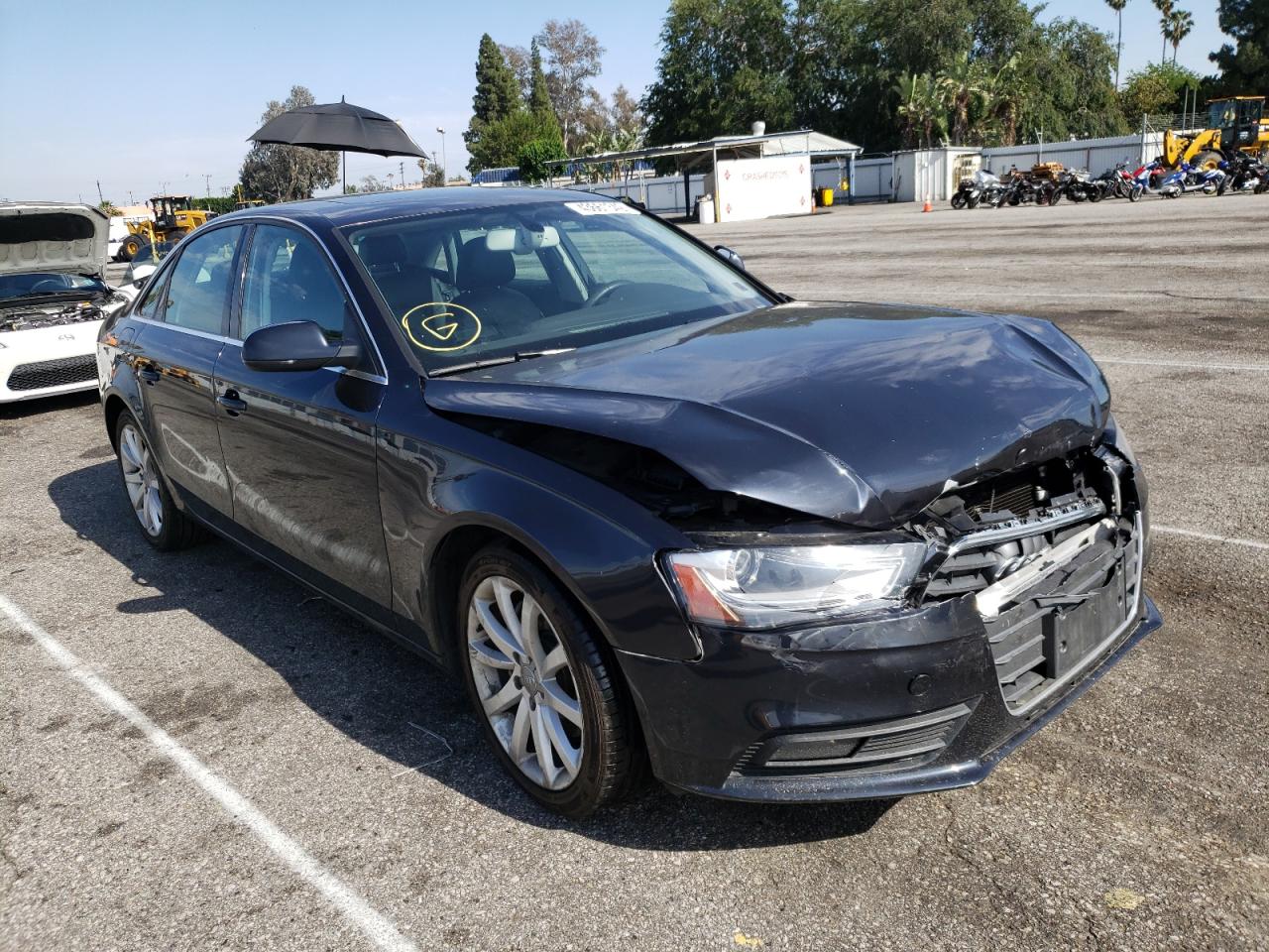 AUDI A4 PREMIUM 2013 with VIN WAUEFAFL7DA047793 - Photo from auction