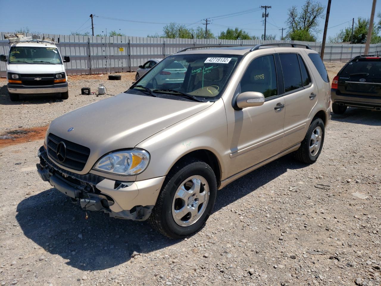 Photo 2 from auction – 2002 MERCEDES-BENZ ML 320 with VIN 4JGAB54E92A344386