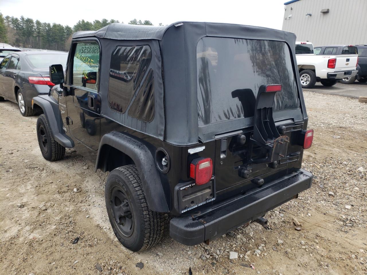 Photo 3 from auction – 2001 JEEP WRANGLER with VIN 1J4FA49S31P312349