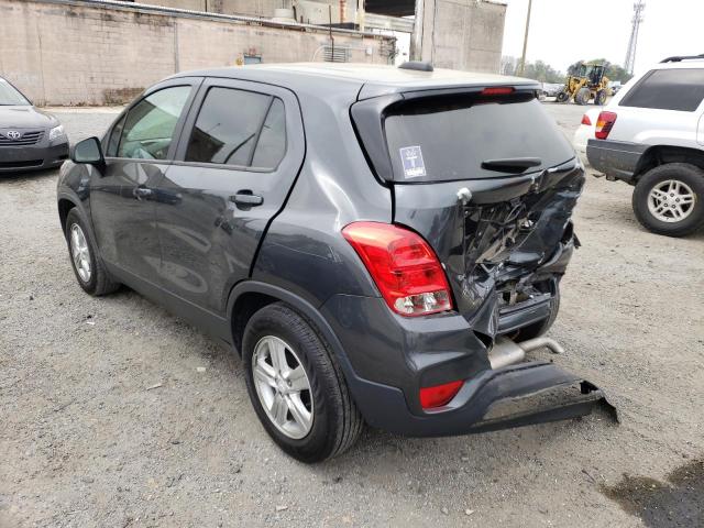 Photo 3 from auction – 2020 CHEVROLET TRAX LS with VIN 3GNCJKSB5LL152729