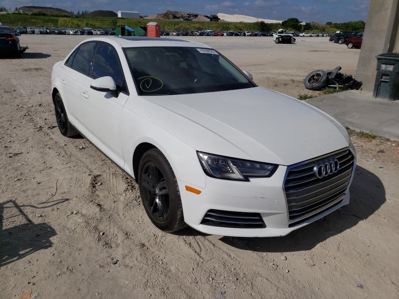 AUDI A4 PREMIUM 2017 with VIN WAUGNAF46HN024086 - Photo from auction