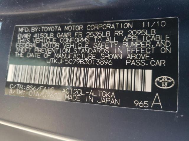 Photo 10 from auction – 2011 TOYOTA SCION TC with VIN JTKJF5C79B3013896