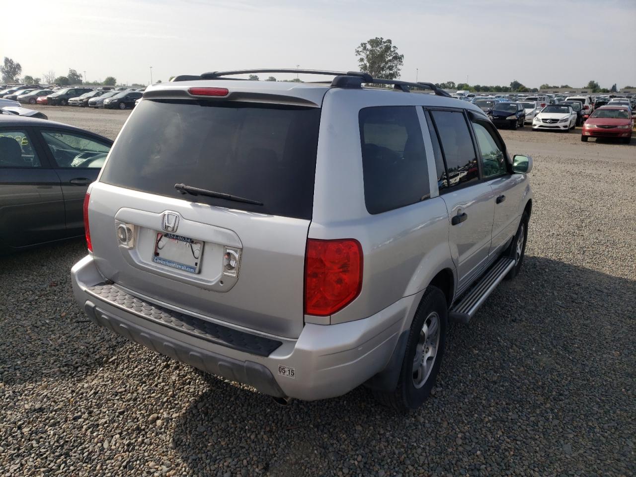 Photo 4 from auction – 2003 HONDA PILOT EXL with VIN 2HKYF18613H534860