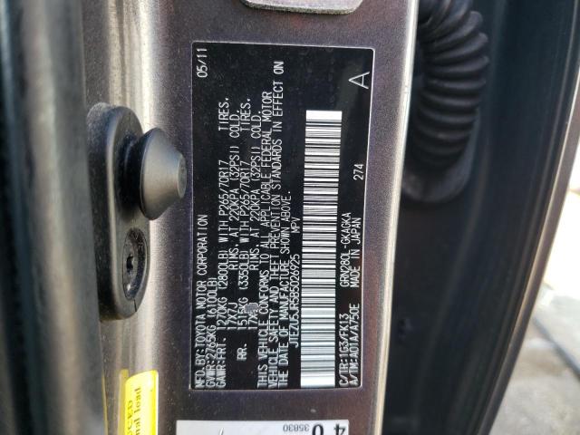 Photo 10 from auction – 2011 TOYOTA 4RUNNER SR with VIN JTEZU5JR5B5026925