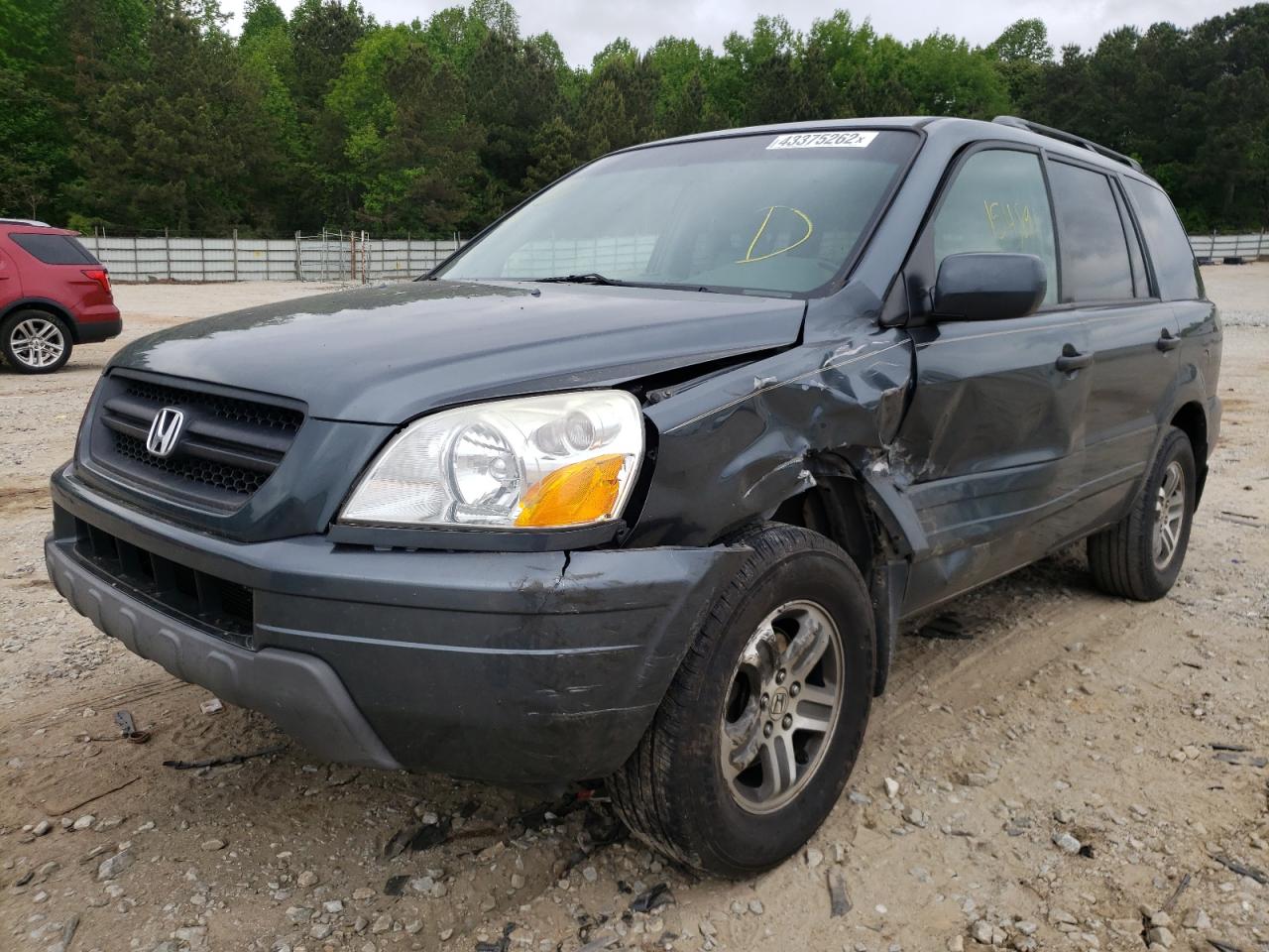 Photo 2 from auction – 2005 HONDA PILOT EXL with VIN 5FNYF185X5B057726