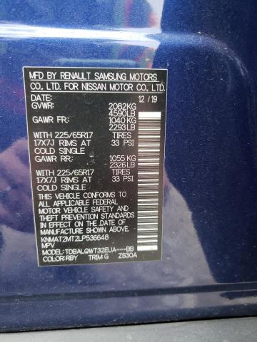 Photo 10 from auction – 2020 NISSAN ROGUE S with VIN KNMAT2MT2LP536648