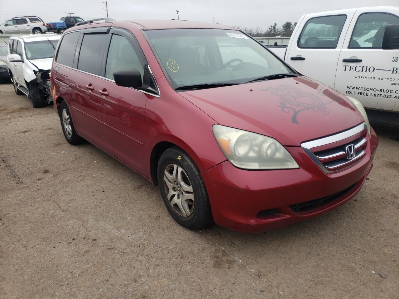 Photo 1 from auction – 2005 HONDA ODYSSEY EX with VIN 5FNRL38435B408931