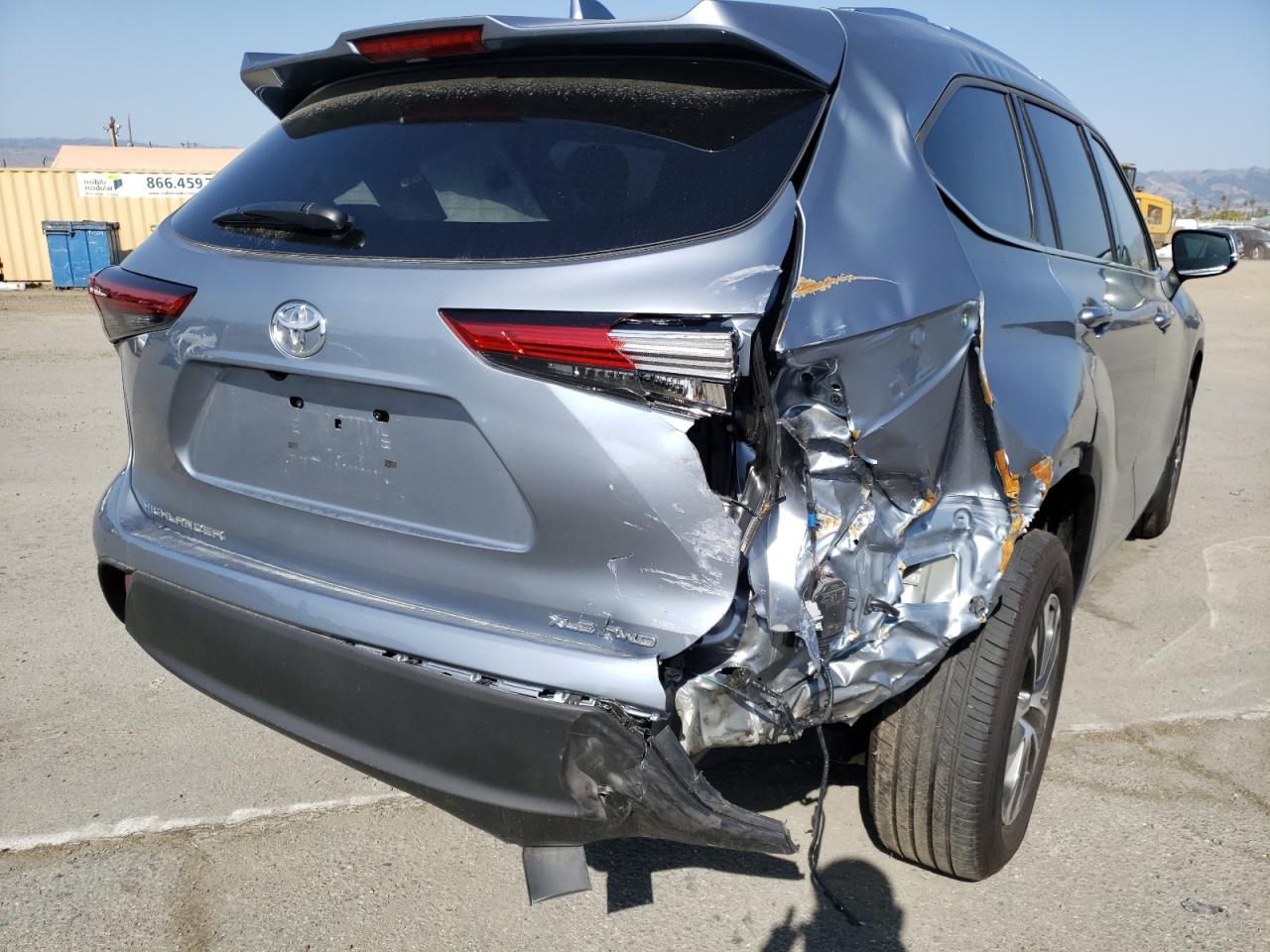 Photo 9 from auction – 2021 TOYOTA HIGHLANDER with VIN 5TDHZRBH9MS082894