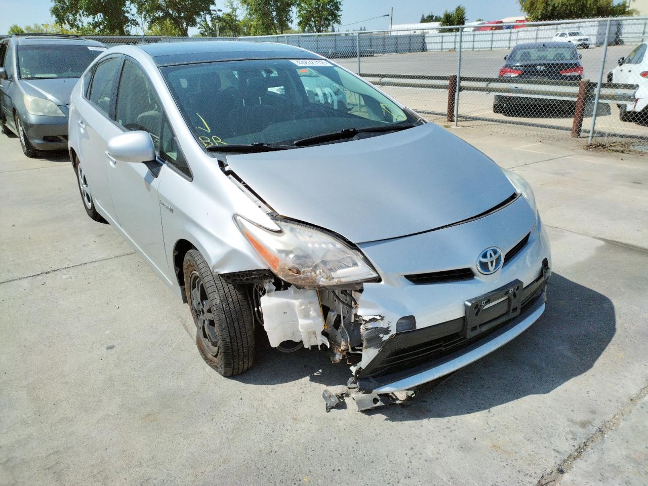 TOYOTA PRIUS 2012 with VIN JTDKN3DU6C5374709 - Photo from auction
