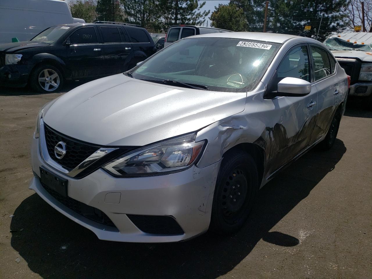 Photo 2 from auction – 2018 NISSAN SENTRA S with VIN 3N1AB7AP9JY287724