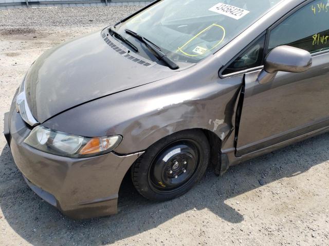 Photo 9 from auction – 2011 HONDA CIVIC LX-S with VIN 19XFA1F66BE029764