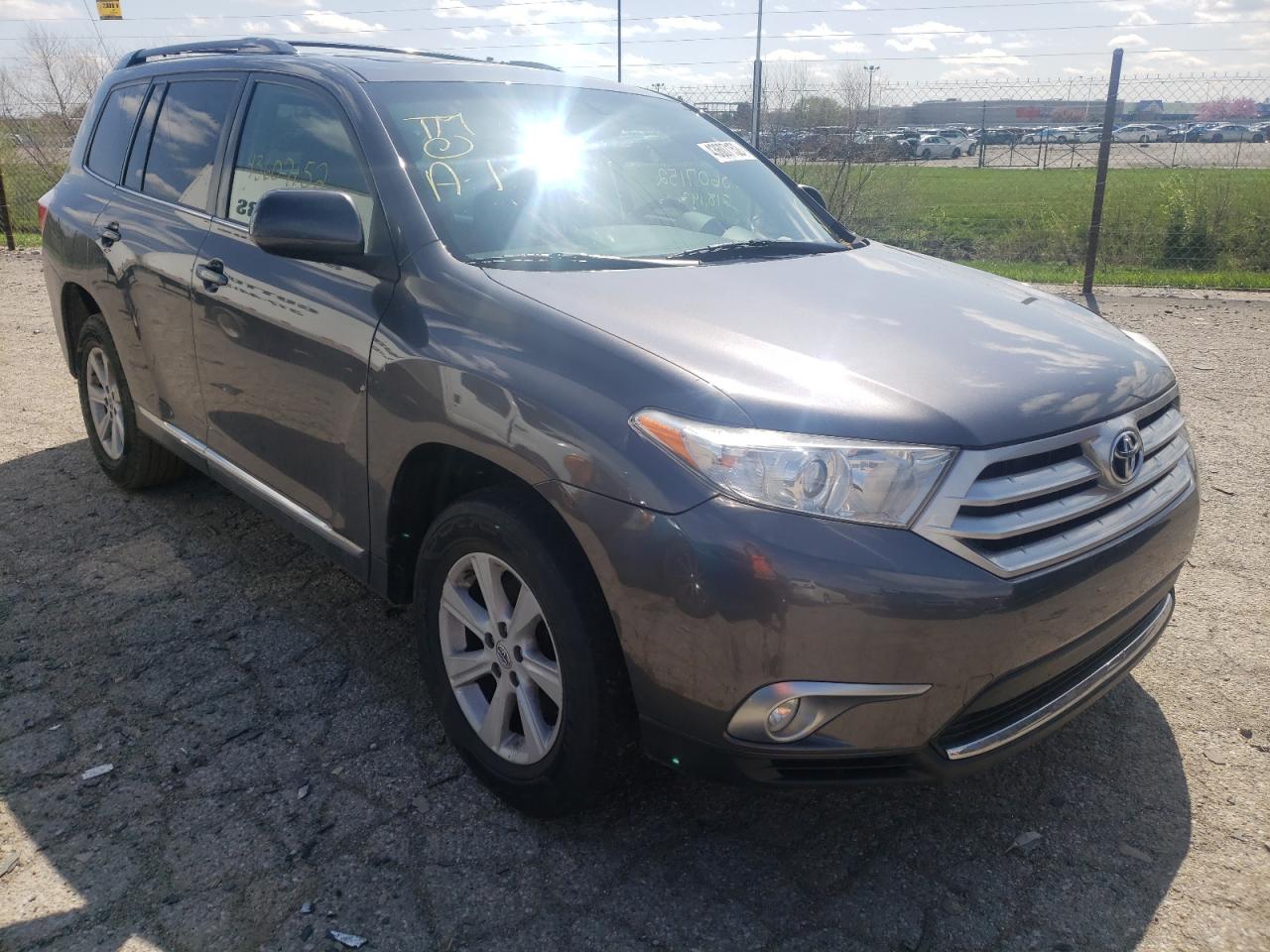 TOYOTA HIGHLANDER 2012 with VIN 5TDBK3EH1CS151806 - Photo from auction