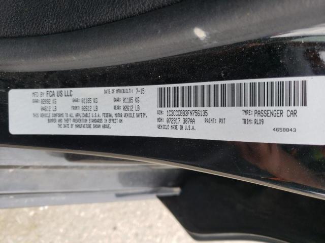 Photo 10 from auction – 2015 CHRYSLER 200 with VIN 1C3CCCBB3FN756135