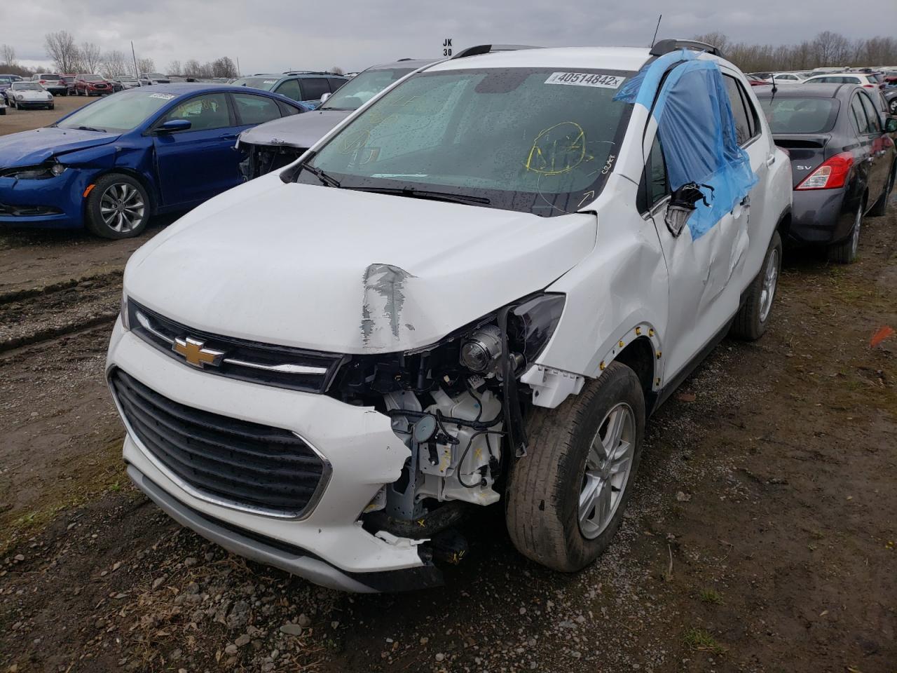 Photo 2 from auction – 2020 CHEVROLET TRAX 1LT with VIN KL7CJLSB3LB051654