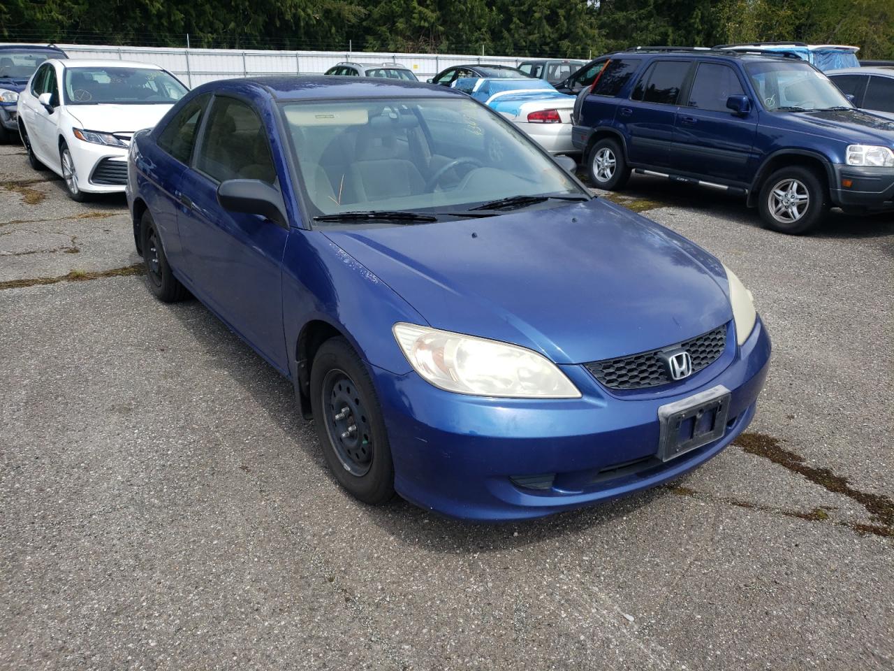 HONDA CIVIC DX V 2004 with VIN 1HGEM22334L075648 - Photo from auction