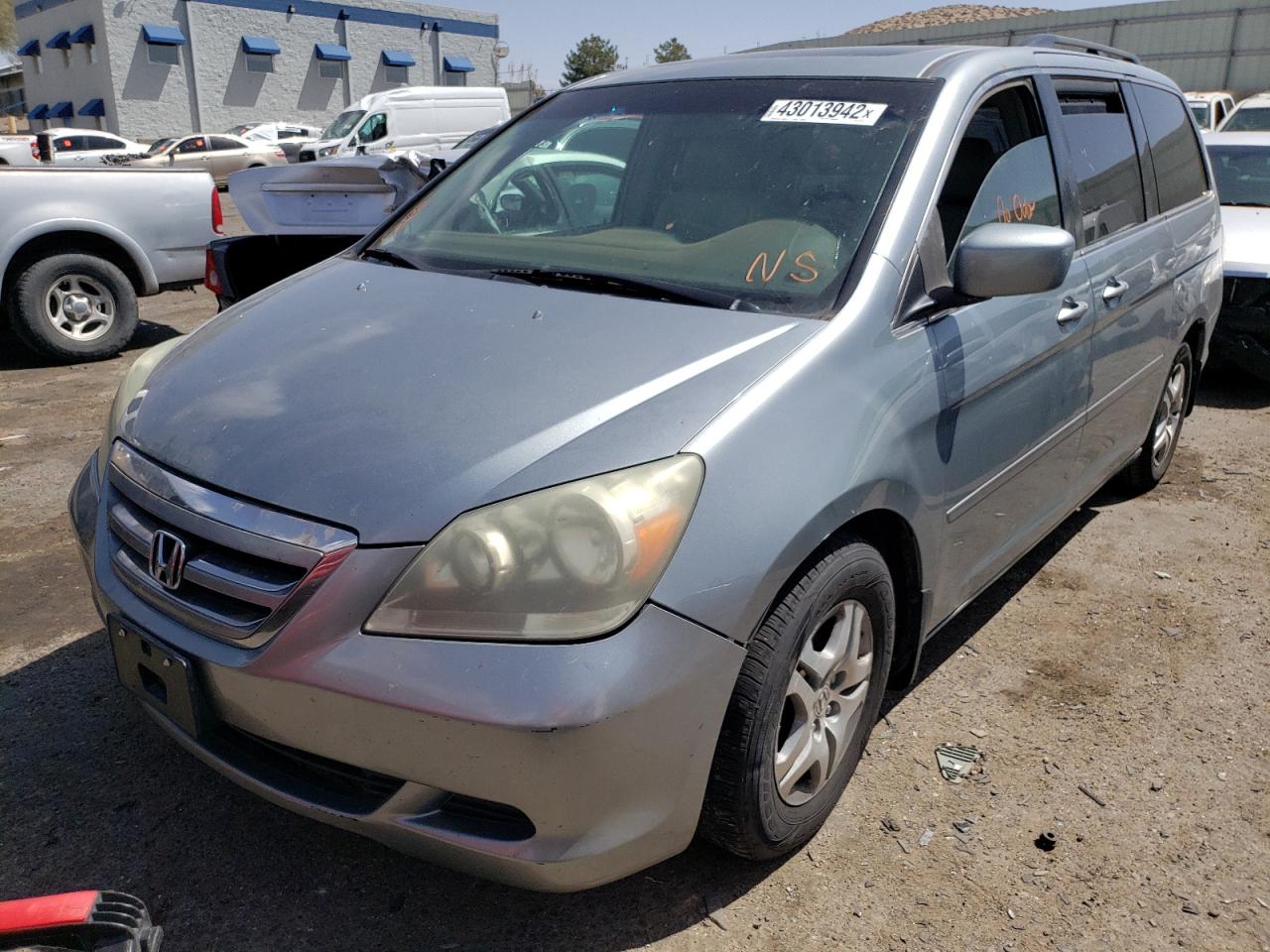 Photo 2 from auction – 2006 HONDA ODYSSEY EX with VIN 5FNRL38706B041126