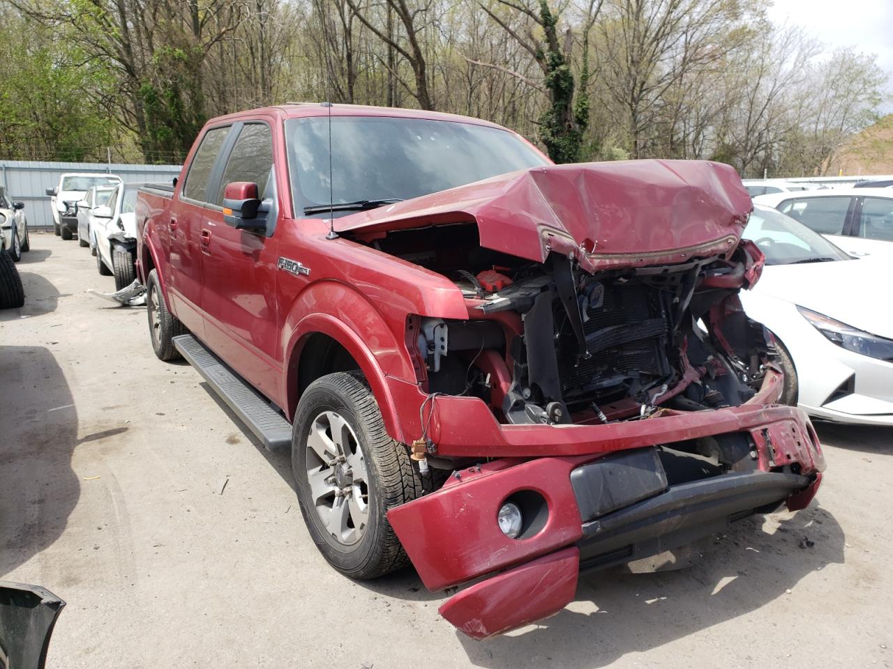 FORD F150 SUPER 2013 with VIN 1FTFW1CF1DFB95205 - Photo from auction