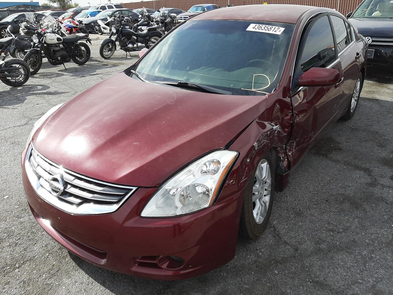 Photo 2 from auction – 2012 NISSAN ALTIMA with VIN 1N4AL2AP4CN512179
