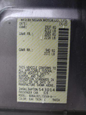 Photo 10 from auction – 2013 NISSAN ALTIMA 2.5 with VIN 1N4AL3AP7DN543014