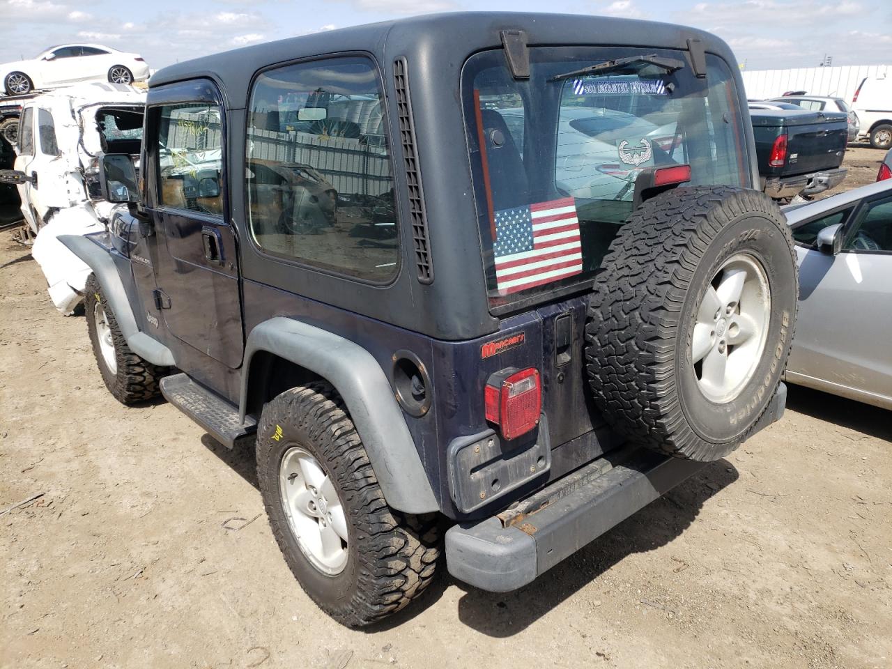 Photo 3 from auction – 2000 JEEP WRANGLER / with VIN 1J4FA29P7YP739947