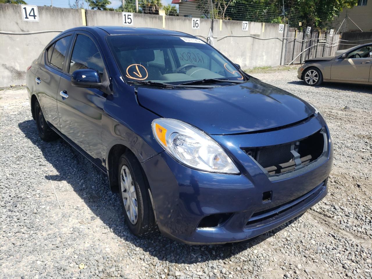 NISSAN VERSA S 2012 with VIN 3N1CN7AP1CL905845 - Photo from auction