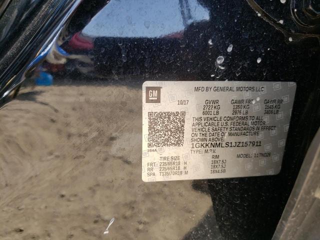 Photo 10 from auction – 2018 GMC ACADIA SLT with VIN 1GKKNMLS1JZ157911