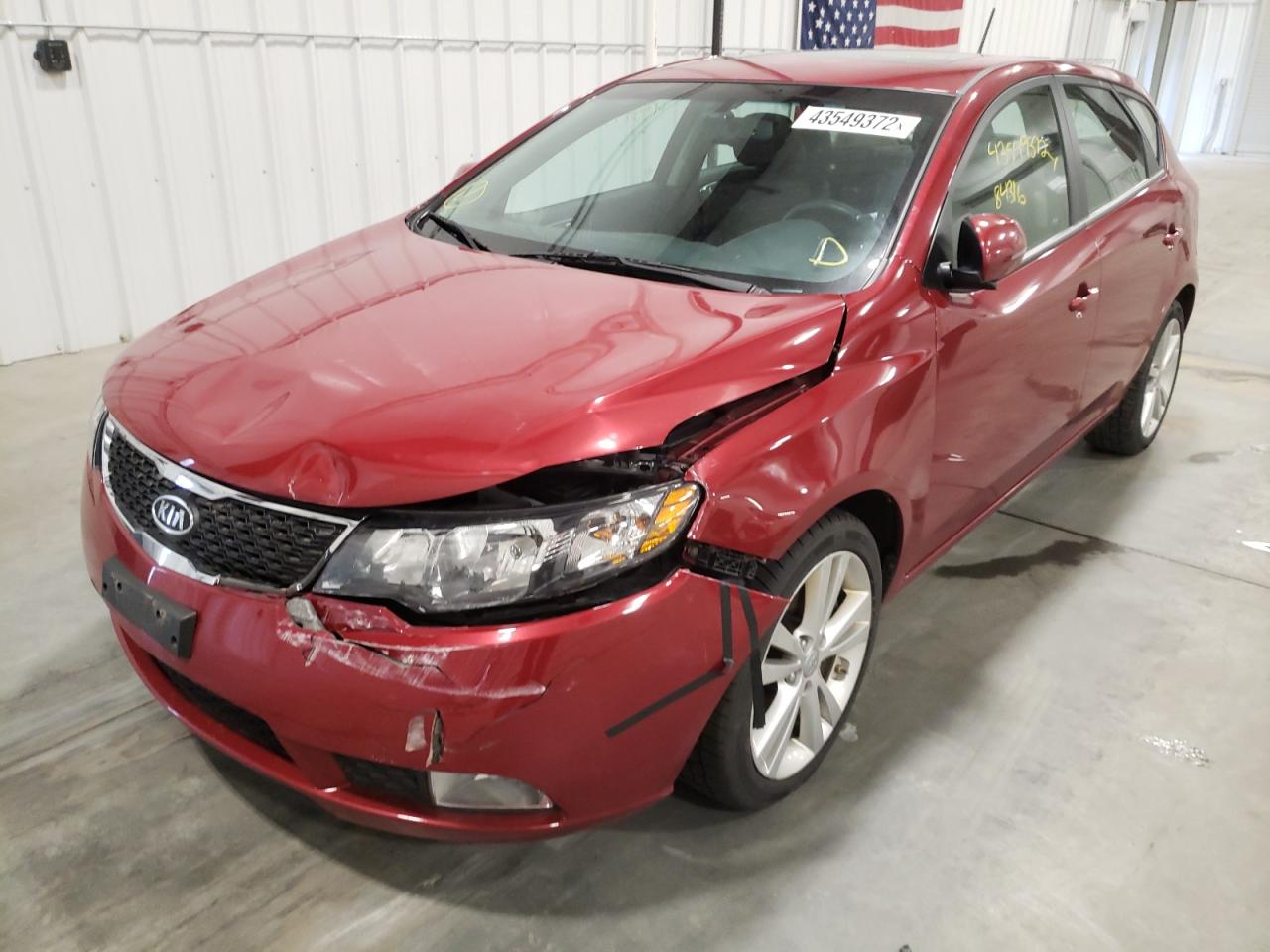 Photo 2 from auction – 2012 KIA FORTE SX with VIN KNAFW5A32C5550836