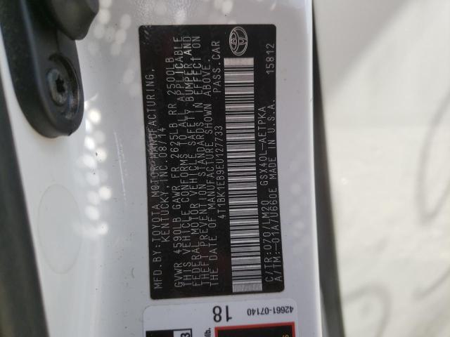 Photo 10 from auction – 2014 TOYOTA AVALON with VIN 4T1BK1EB9EU127733