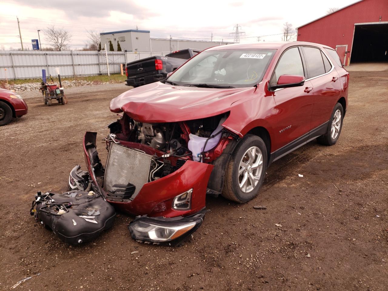 Photo 2 from auction – 2018 CHEVROLET EQUINOX LT with VIN 2GNAXTEX8J6173157