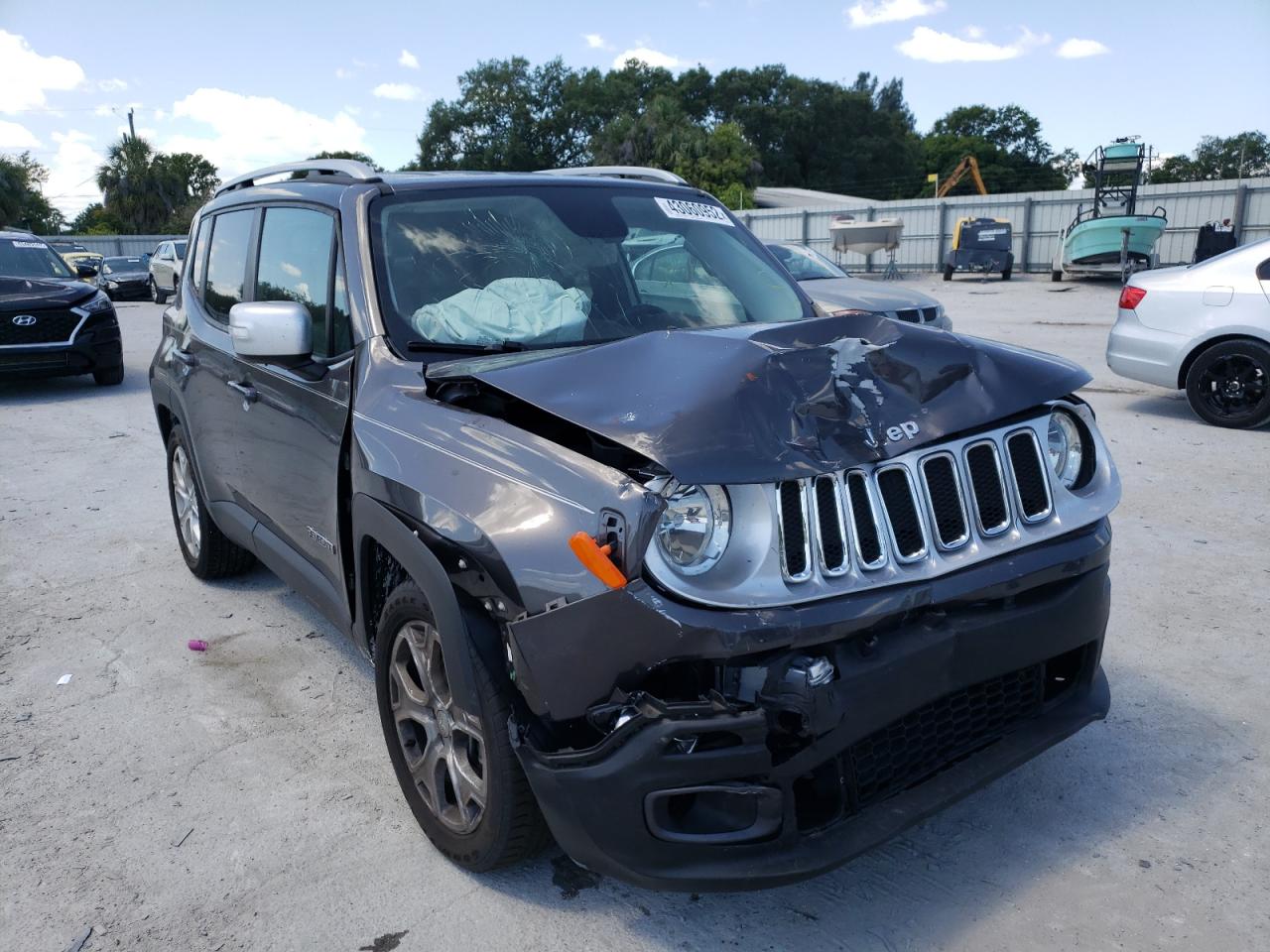 JEEP RENEGADE L 2017 with VIN ZACCJADB1HPE90806 - Photo from auction