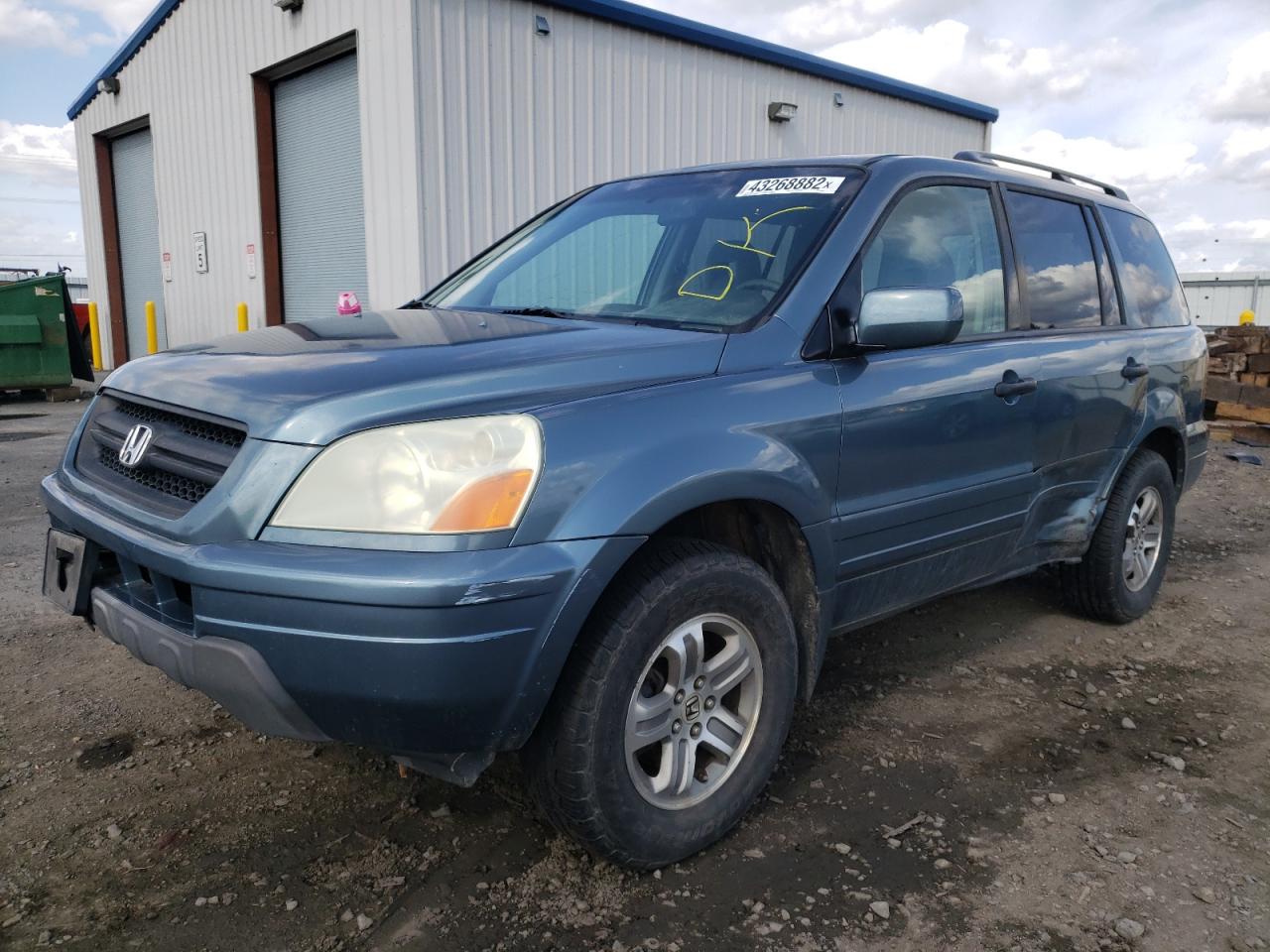 Photo 2 from auction – 2005 HONDA PILOT EX with VIN 2HKYF18455H549816
