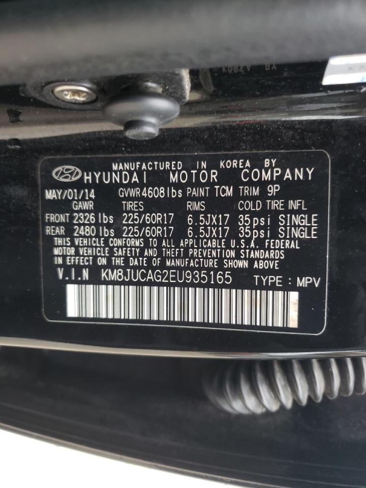 Photo 10 from auction – 2014 HYUNDAI TUCSON GLS with VIN KM8JUCAG2EU935165
