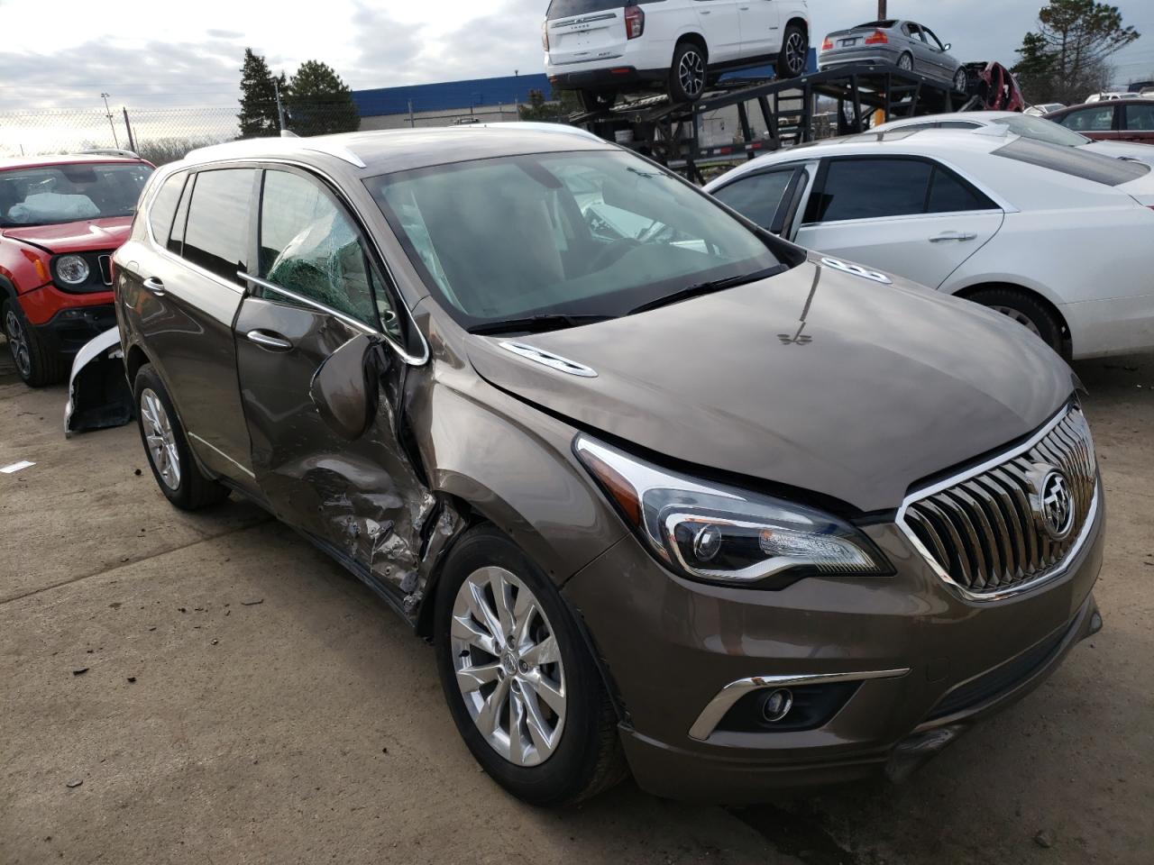 BUICK ENVISION E 2018 with VIN LRBFX2SA3JD053002 - Photo from auction