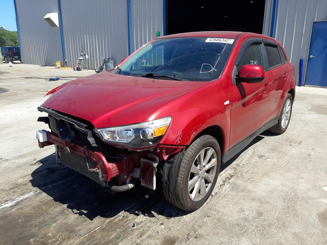 Photo 2 from auction – 2015 MITSUBISHI OUTLANDER with VIN 4A4AR3AU0FE001831
