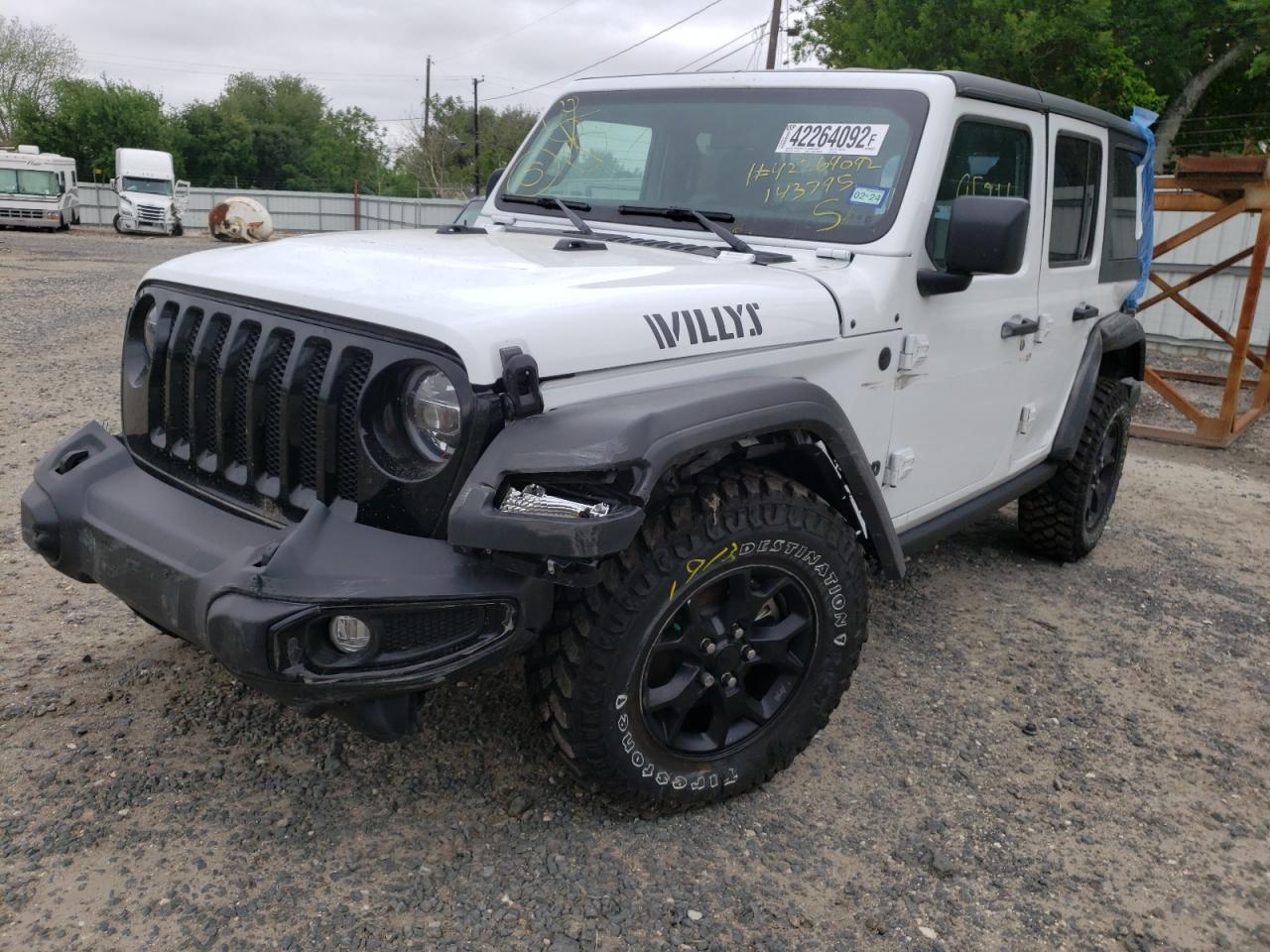 Photo 18 from auction – 2022 JEEP WRANGLER with VIN 1C4HJXDM7NW143795