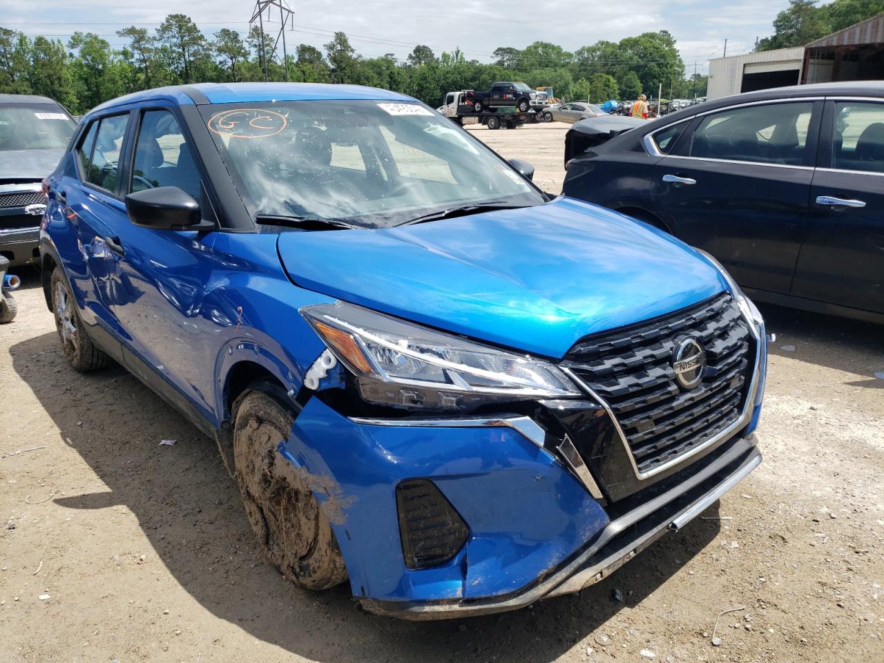 NISSAN KICKS S 2021 with VIN 3N1CP5BV6ML560003 - Photo from auction
