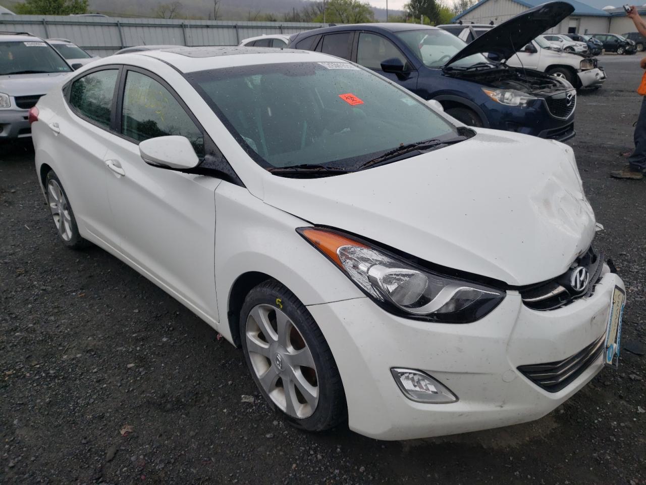 HYUNDAI ELANTRA GL 2012 with VIN 5NPDH4AE5CH100629 - Photo from auction