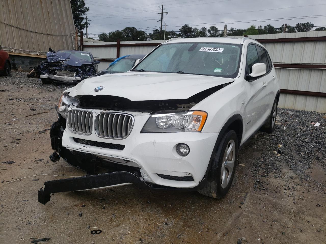 Photo 2 from auction – 2012 BMW X3 XDRIVE2 with VIN 5UXWX5C57CL717409