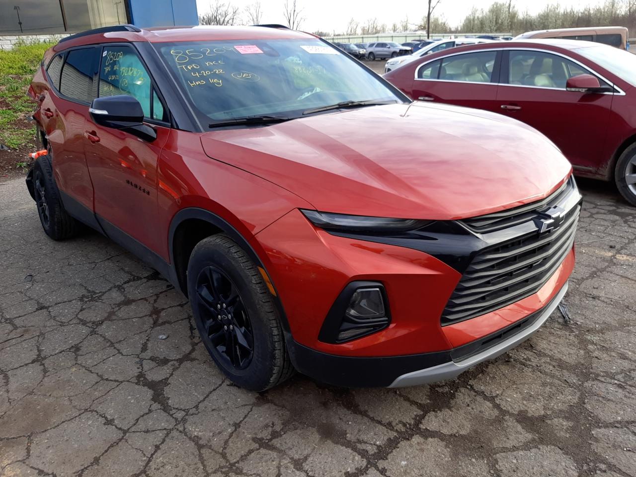 CHEVROLET BLAZER 2LT 2021 with VIN 3GNKBHRSXMS554819 - Photo from auction